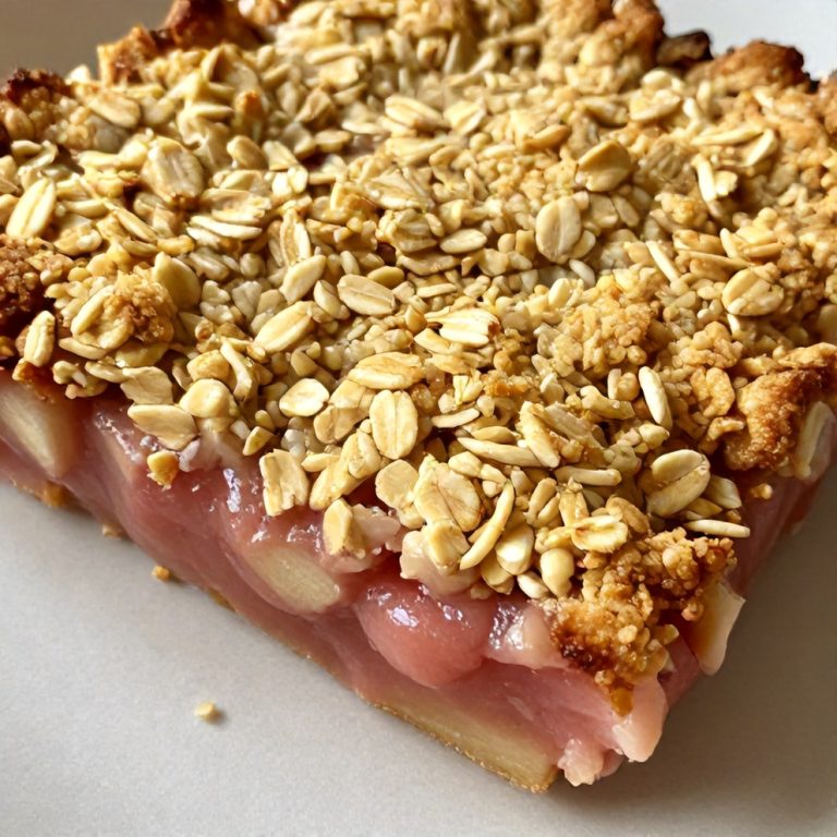 Easy Rhubarb Crisp