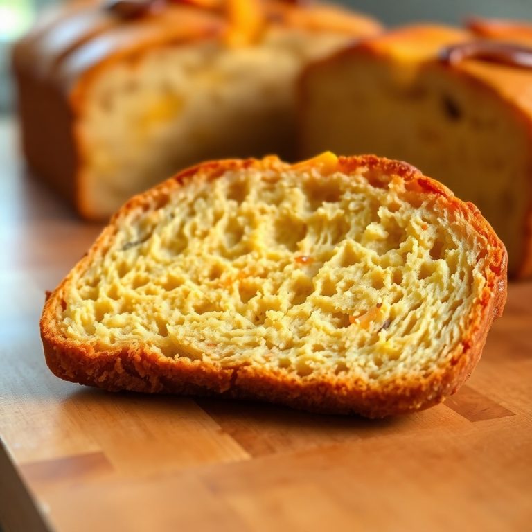 Easy Spiced Peach Bread