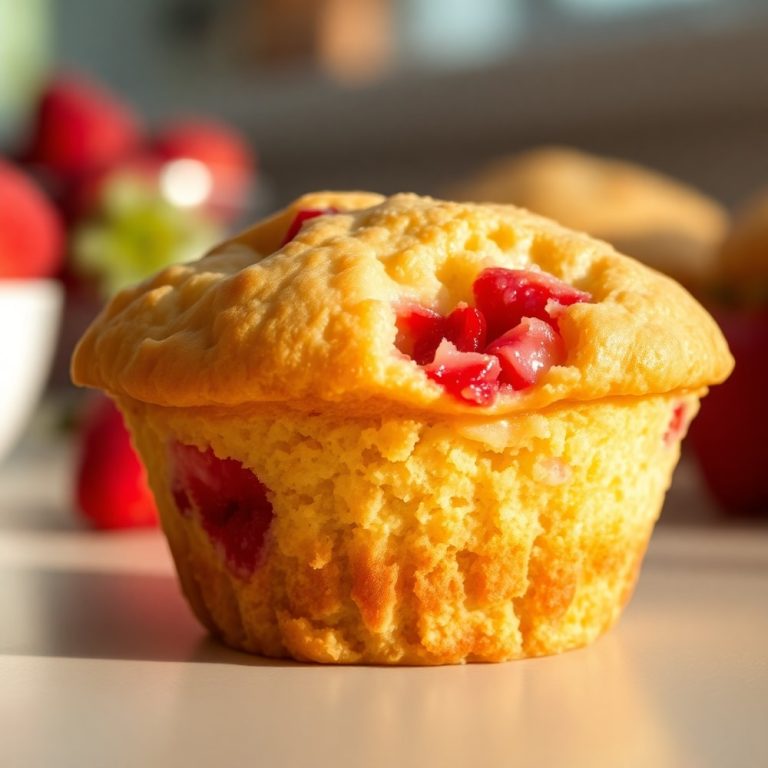 Easy Strawberry Shortcake Muffins