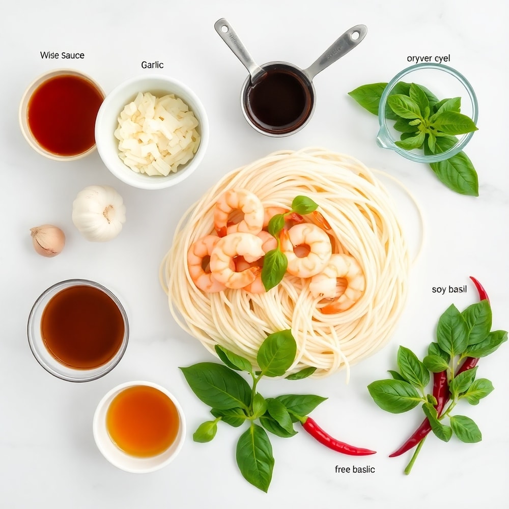 Thai Drunken Noodles Ingredients