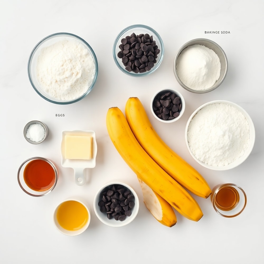 Banana Bread Ingredients