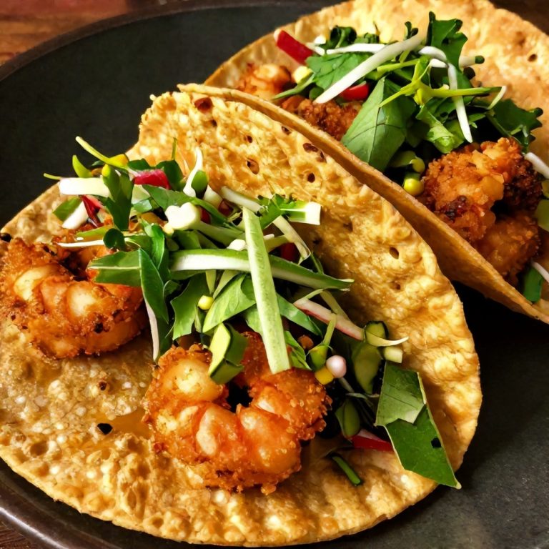 firecracker shrimp tacos