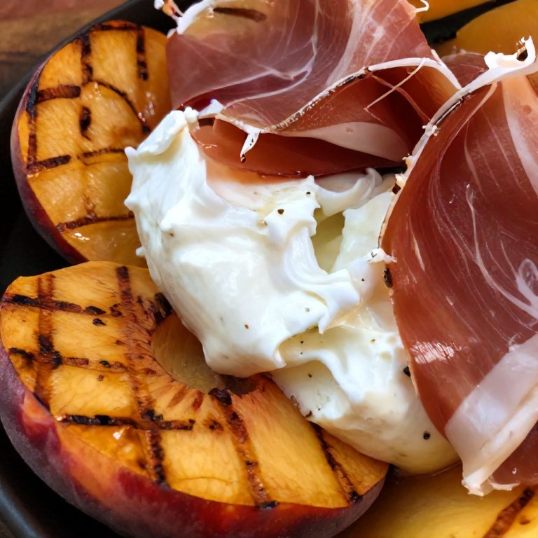 grilled peach salad