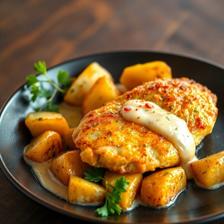 Garlic Parmesan Chicken and Potatoes