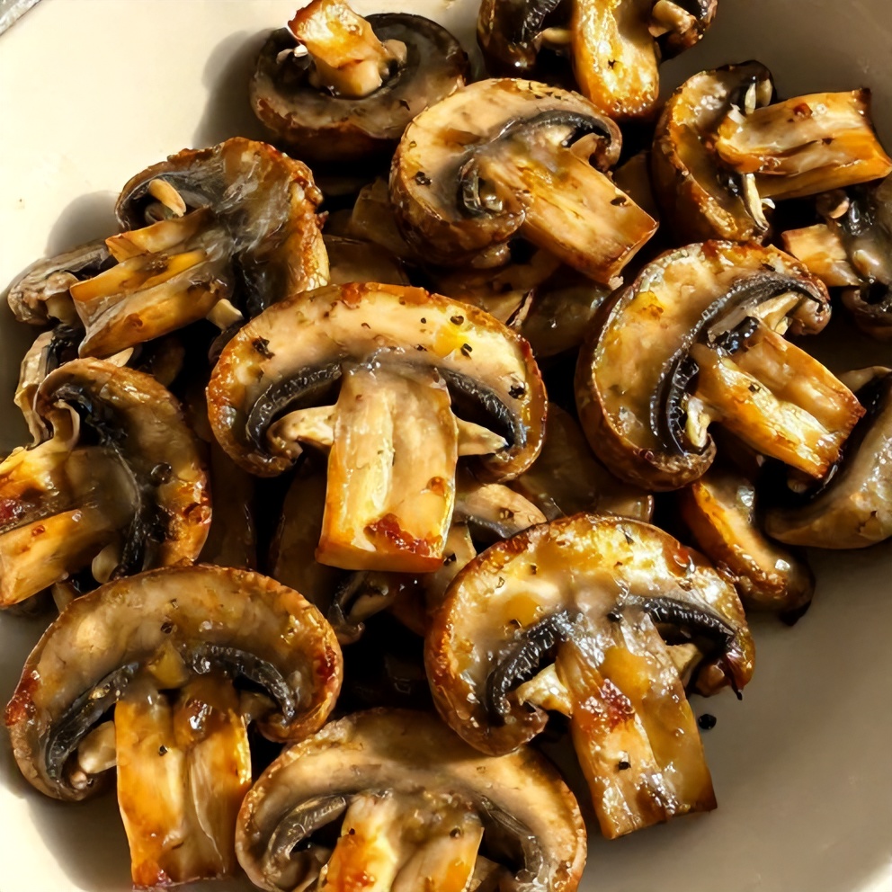herb butter sautéed mushrooms
