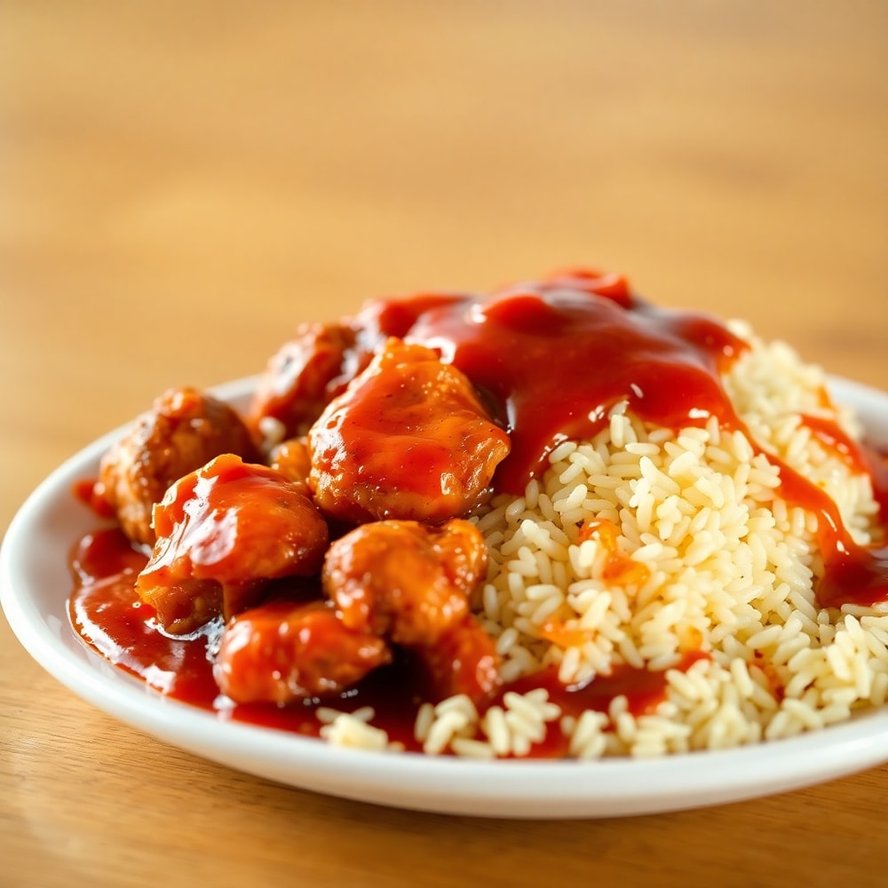 Honey BBQ Chicken and Rice