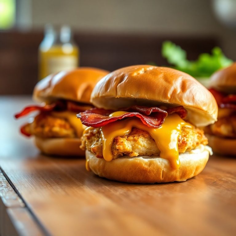 Honey Mustard BLT Chicken Sliders