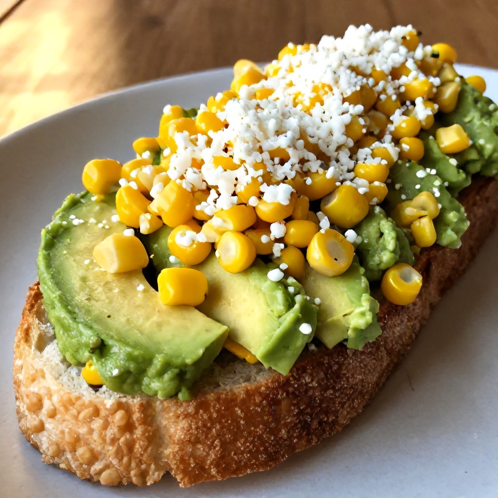 Mexican Street Corn Avocado Toast