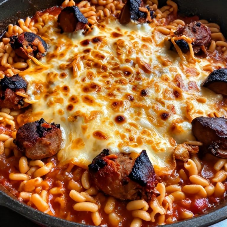 One-Pot Italian Sausage Orzo Bake
