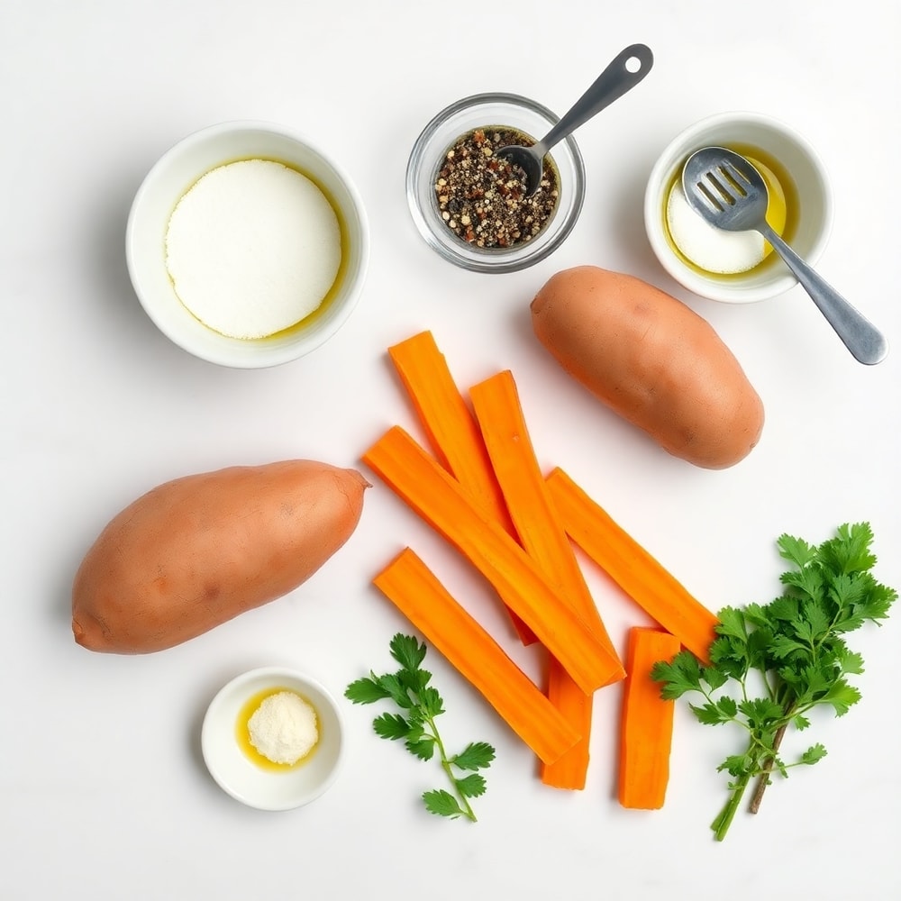 Sweet potato fries ingredients