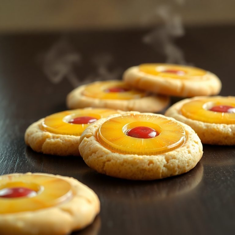 Pineapple Upside Down Sugar Cookies