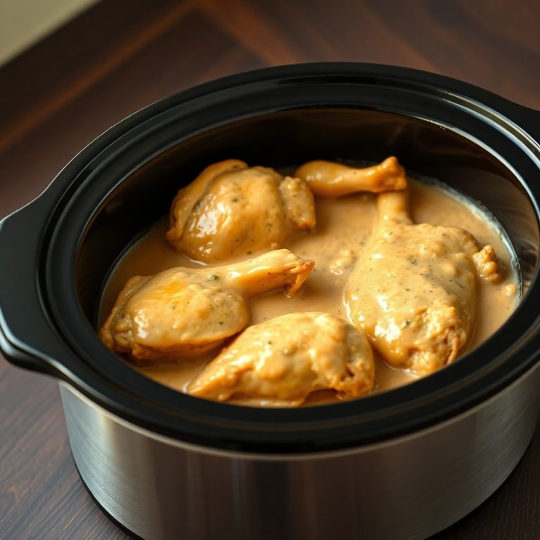 Slow Cooker Chicken and Gravy