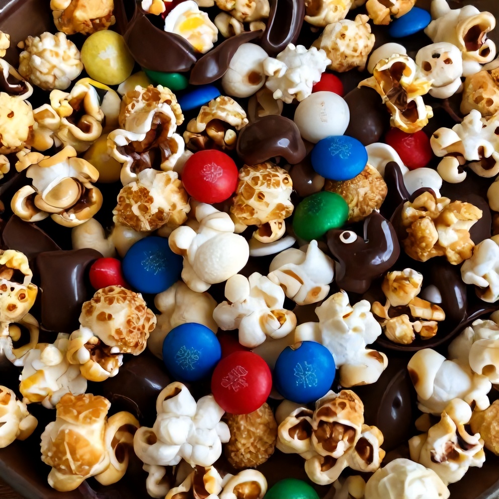 star-spangled popcorn mix
