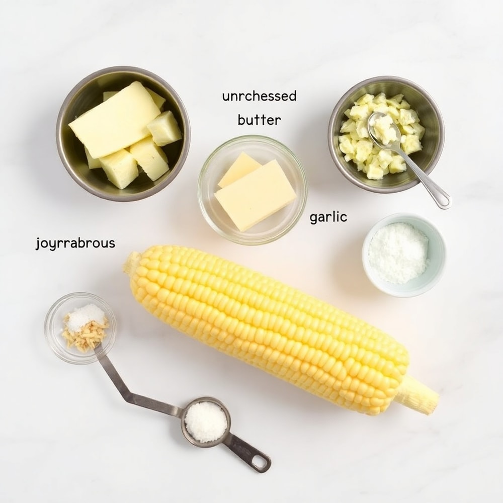 Raw Ingredients for Steakhouse Style Corn